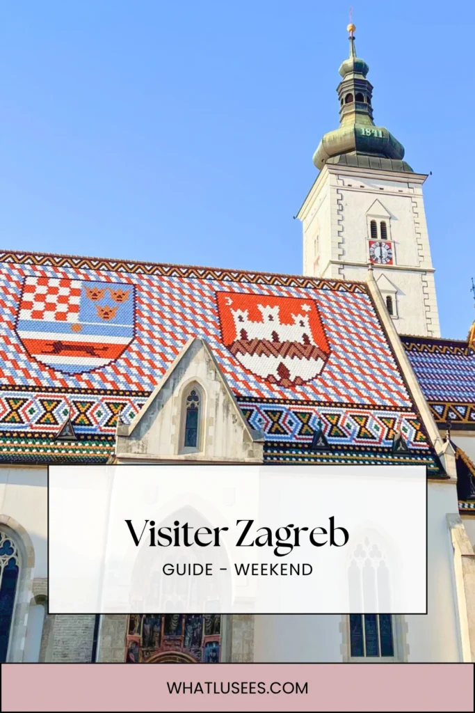 Visiter Zagreb - Pinterest Pins