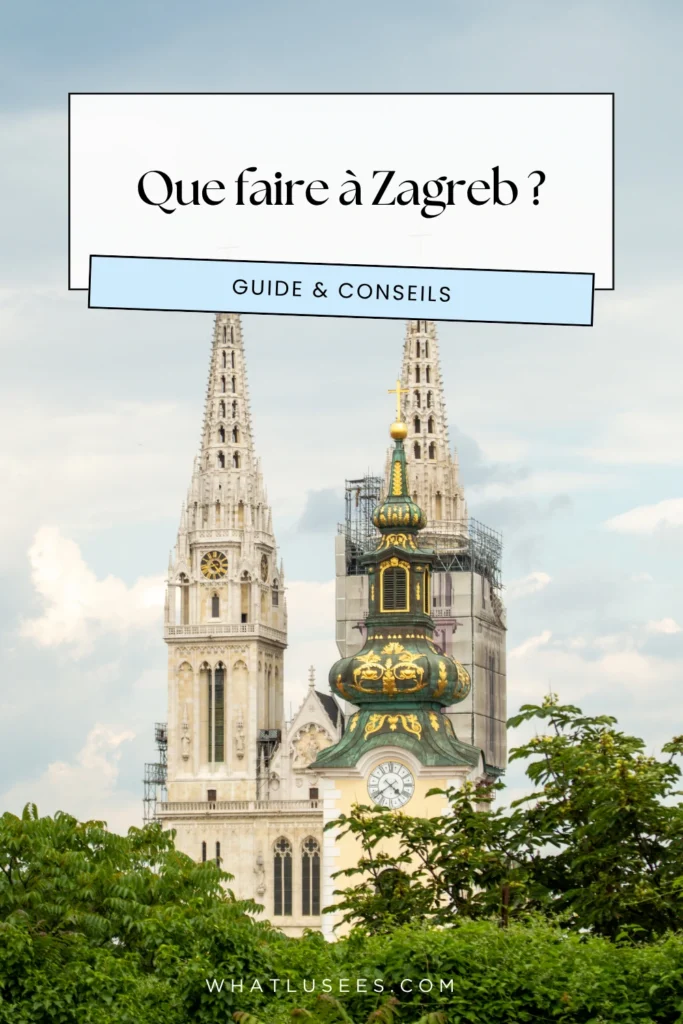 Visiter Zagreb - Pinterest Pins