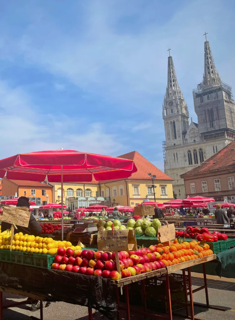 Marché Dolac - Zagreb