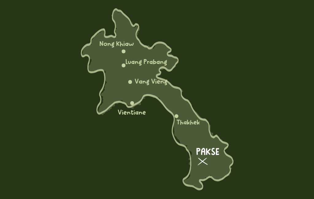 Carte Paksé