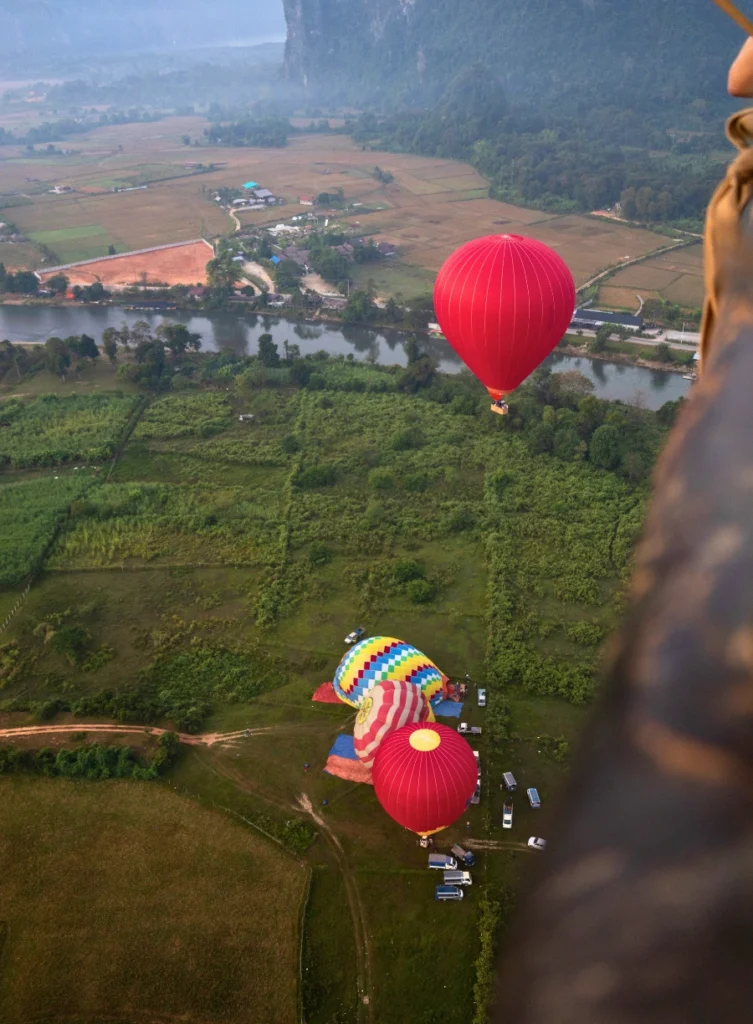 Montgolfière Vang Vieng