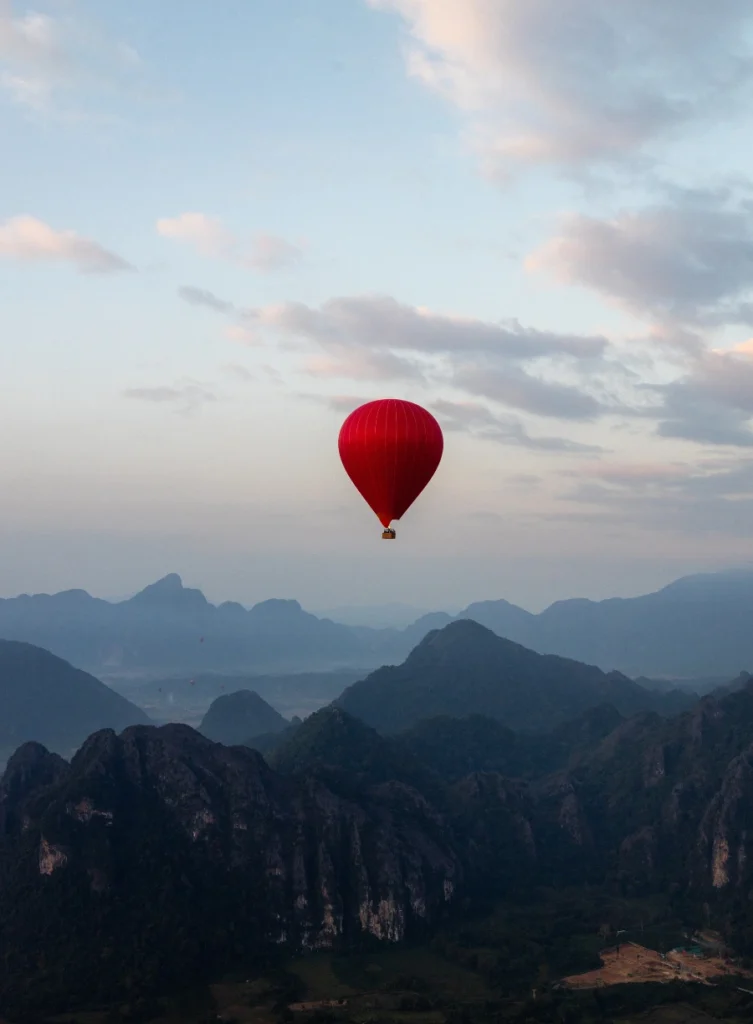 Montgolfière Laos