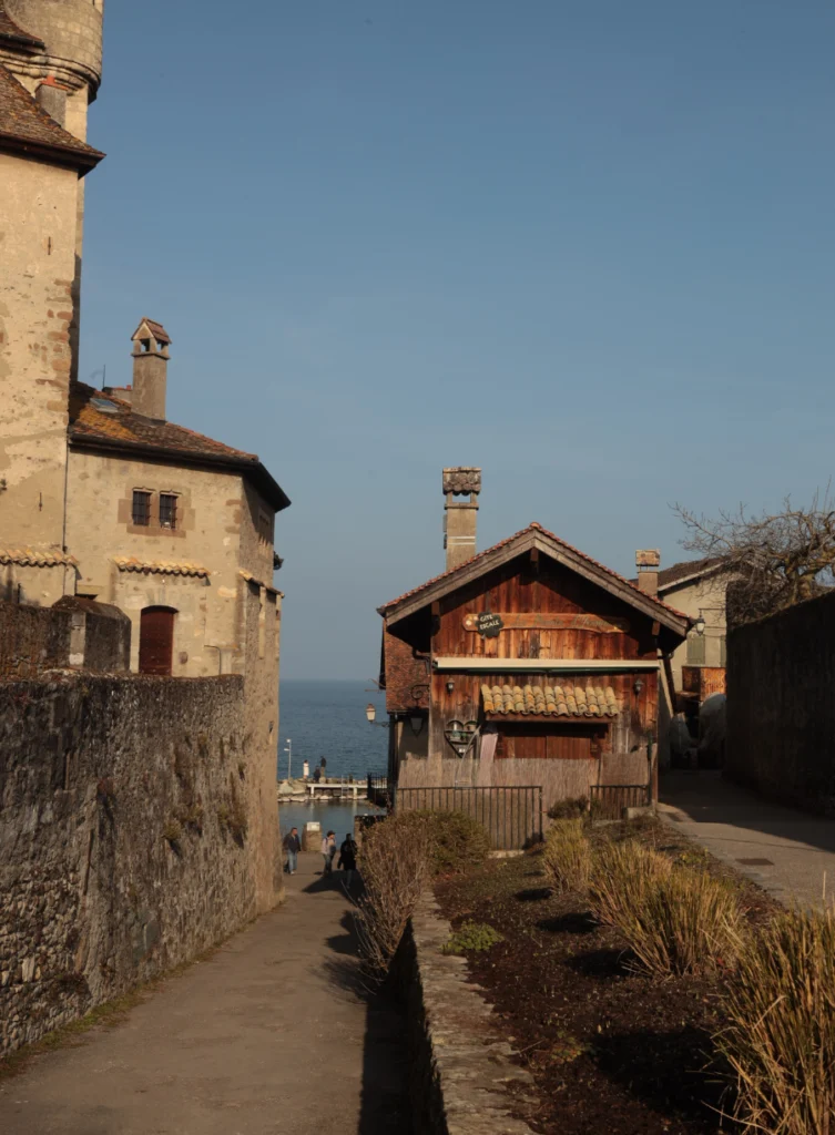 Les ruelles Yvoire, Haute Savoie