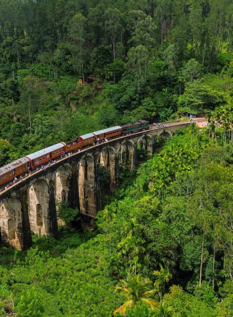 Train bleu, Sri Lanka