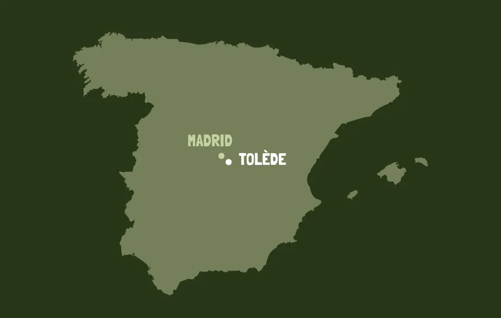 Carte Tolède, Madrid
