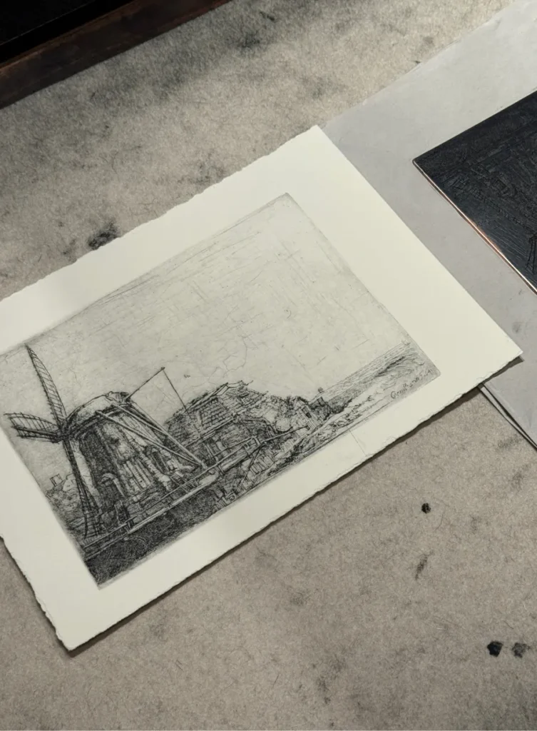 Rembrandt Museum - Amsterdam, Details drawing