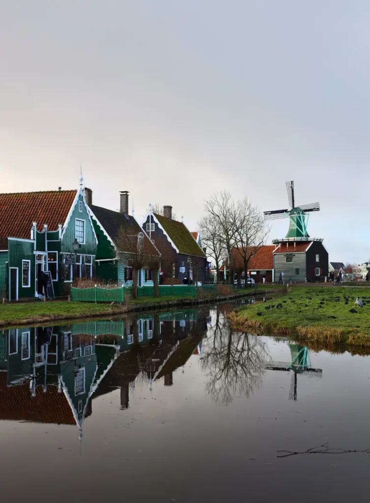 Zaanse-schans, le villages des moulins